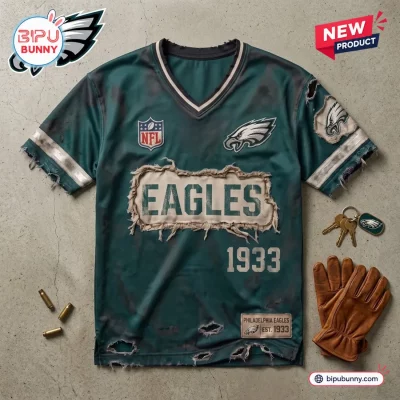 Philadelphia Eagles NFL Football Distressed T-Shirt