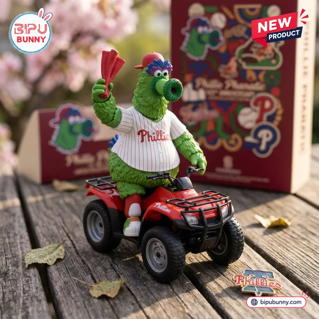 Phillie Phanatic Philadelphia Phillies 143rd Anniversary Toy Figure Phillie Phanatic Philadelphia Phillies 143rd Anniversary Toy Figure