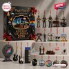 Front view of the Pink Floyd 2026 Collector's Edition Advent Calendar displayed with band member and icon figurines.