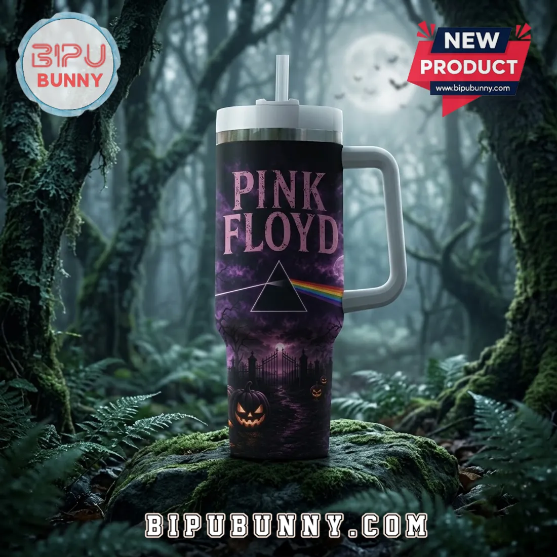 Pink Floyd Dark Side of the Moon 40oz Tumbler Cup Pink Floyd Dark Side of the Moon 40oz Tumbler Cup