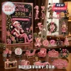 Pink Panther 24-Piece Miniature Advent Calendar 2026 featuring 24 numbered figurines and holiday-themed accessories.