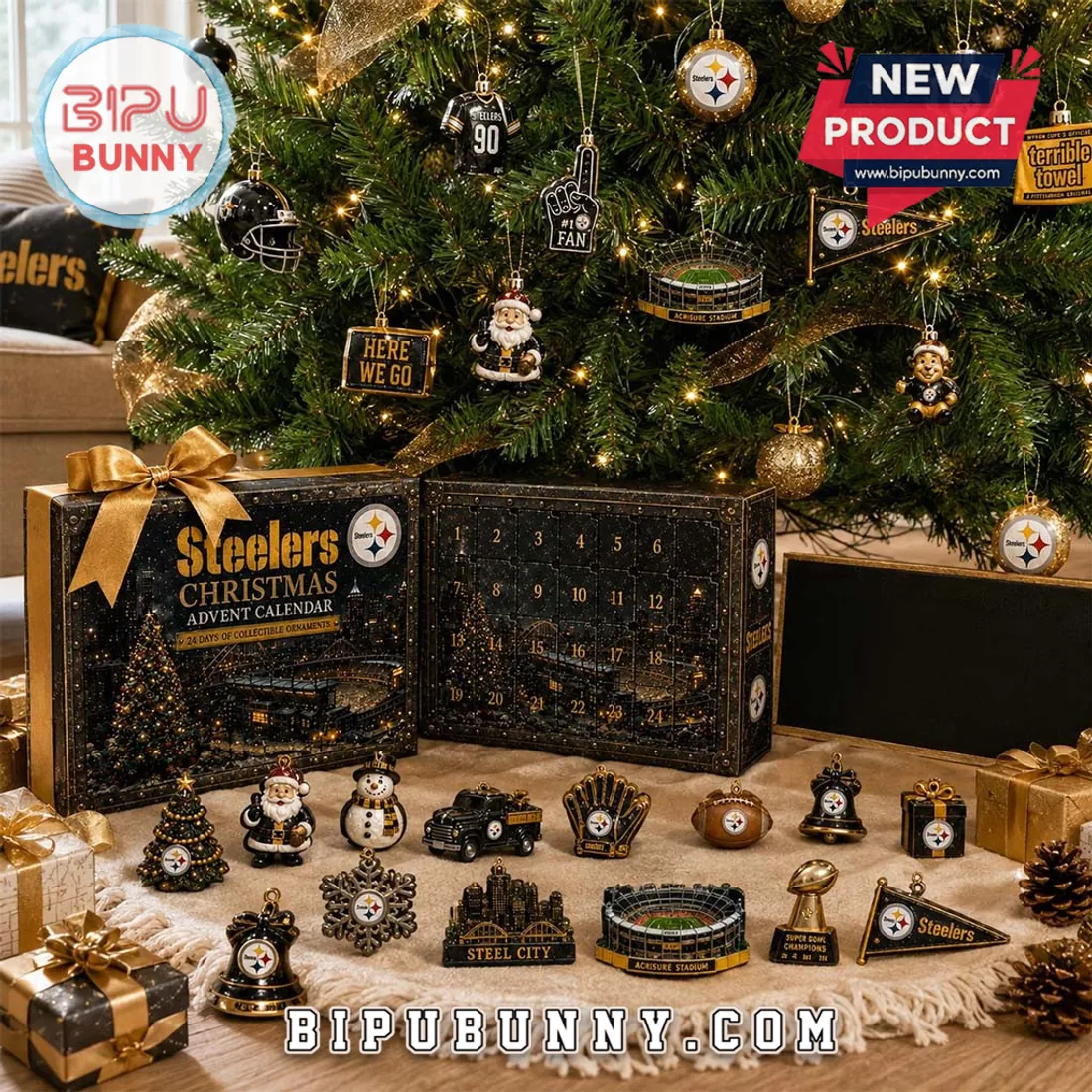Pittsburgh Steelers Christmas Ornament Advent Calendar 2026 Pittsburgh Steelers Christmas Ornament Advent Calendar 2026