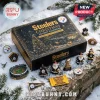 Pittsburgh Steelers Christmas Ornament Advent Calendar 2026 featuring 24 team-themed collectibles on a snowy background.