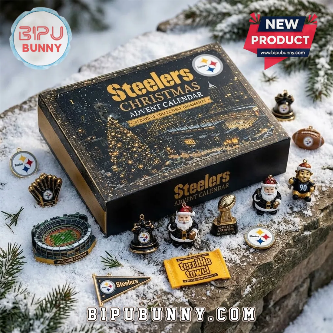 Pittsburgh Steelers Christmas Ornament Advent Calendar 2026 Pittsburgh Steelers Christmas Ornament Advent Calendar 2026