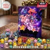 Pokemon 2026 Character Advent Calendar box featuring Charizard, Mewtwo, and Pikachu with twenty small vinyl toy figures.