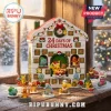 Pokemon 24 Days of Christmas 2026 Advent Calendar house with numbered doors, Pikachu, Eevee, and mini figures on a windowsill.