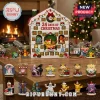 Pokemon 24 Days of Christmas 2026 Advent Calendar featuring Pikachu and Eevee with mini character figures on a wooden table.