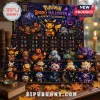 Pokemon Spooky Halloween Advent Calendar 2026 featuring 24 numbered doors and various seasonal character figurines.