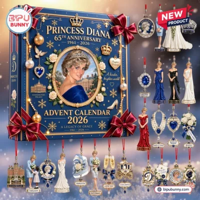 Princess Diana 65th Anniversary Ornament Advent Calendar