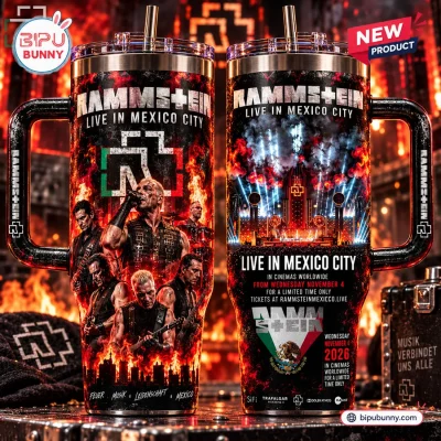 Rammstein Live In Mexico City 2026 Stanley Tumbler