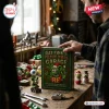 Rat Fink 2026 Filthy Xmas Garage Advent Calendar box with green monster mascot graphic on a cluttered wooden workbench.