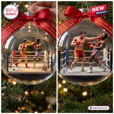 Rocky 50th Anniversary Christmas Ornament