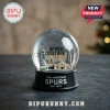San Antonio Spurs 2026 NBA Advent Calendar snow globe featuring a city skyline, Spurs Culture text, and a black base.