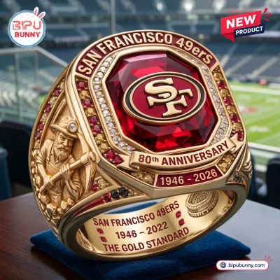 San Francisco 49ers 80th Anniversary Commemorative Ring