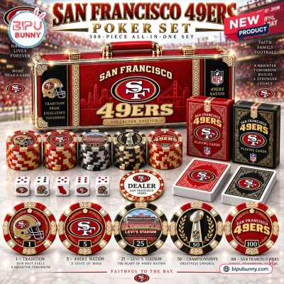 San Francisco 49ers Deluxe Poker Set