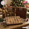 San Francisco 49ers Faithful To The Bay Christmas Advent Calendar with 24 numbered slots and 24 miniature team ornaments.