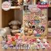 Sanrio 24 Days 2026 Advent Calendar Figures with colorful character illustrations and assorted miniature vinyl figurines.