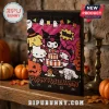 Sanrio Hello Kitty Halloween 2026 Advent Calendar featuring Kuromi, My Melody, and Pompompurin against a festive pink background.