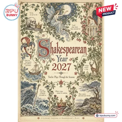Shakespearean Year 2027 Wall Calendar