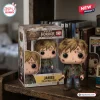 Front view of Silent Hill 2 James Vinyl Figure standing outside its branded window box on a wooden surface.