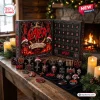Front view of Slayer Christmas Advent Calendar Blind Box with band merch ornaments.