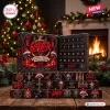 Front view of Slayer Christmas Advent Calendar blind box displayed with collectible metal ornaments.