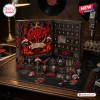 Front view of Slayer Christmas Advent Calendar Blind Box with metal ornaments displayed.