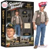 Front view of a Smokey and the Bandit 50th Anniversary Action Figure inside packaging alongside the loose figure.