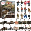Front view of the Smokey and the Bandit 50th Anniversary Advent Calendar box and figurine collection.