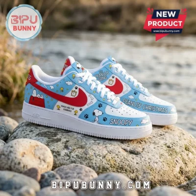 Snoopy Christmas Peanuts Gang Air Force 1 Sneakers
