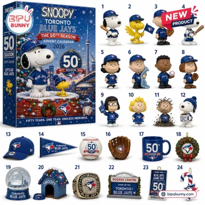 Snoopy x Toronto Blue Jays 50th Season Advent Calendar