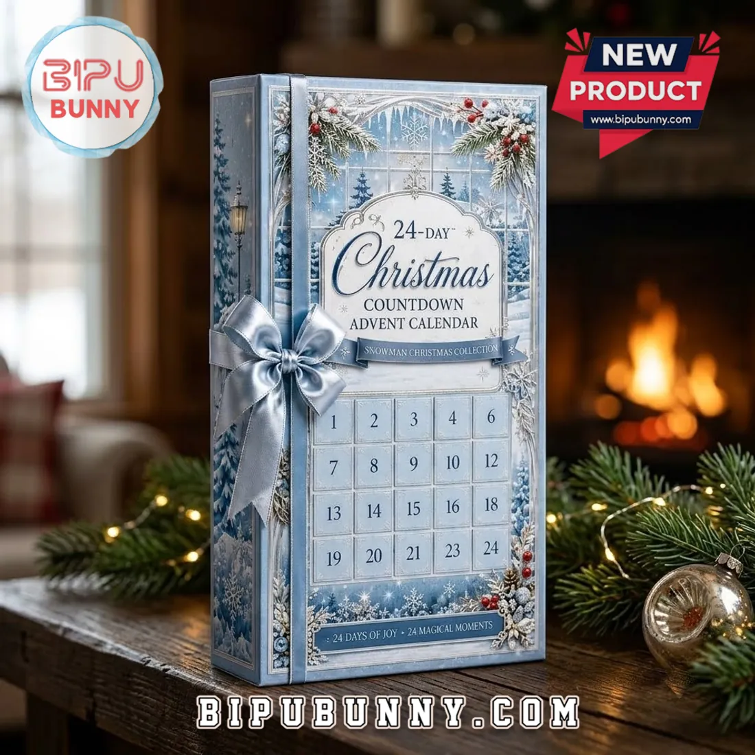 Snowman Miniature 24-Day Christmas Advent Calendar Snowman Miniature 24-Day Christmas Advent Calendar
