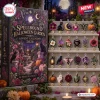 Front view of Spellbound Halloween Garden 2026 Advent Calendar box beside numbered collectible charms.