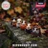 Spooky Guinea Pig Halloween Advent Calendar 2026 featuring five miniature guinea pig figurines in costumes on a stone wall.