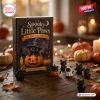 Spooky Little Paws Halloween Advent Calendar 2026 box with a black cat illustration, acrylic ornaments, and pumpkins.