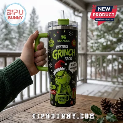 Stanley The Grinch Resting Face 40oz Tumbler