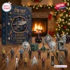 Front view of the Star Trek 60th Anniversary 2026 Advent Calendar box alongside collectible figures.