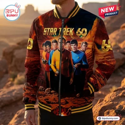 Star Trek 60th Anniversary Baseball Varsity Jacket