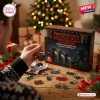 Stranger Things Advent Calendar 2026 featuring 24 acrylic ornaments with Hellfire Club logo, bicycles, and character imagery.