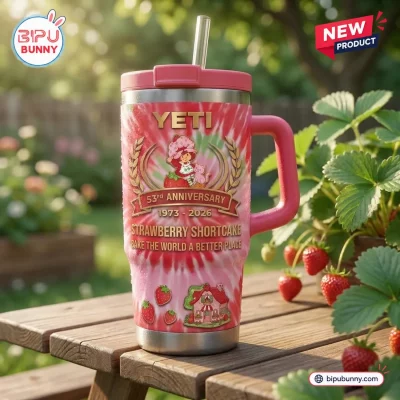 Strawberry Shortcake 53rd Anniversary Stanley Tumbler