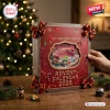 Tampa Bay Buccaneers 50th Anniversary Advent Calendar 2026 box with a red stadium design and brown ribbon bows.