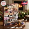 Taylor Swift Era Advent Calendar 2026 featuring numbered slots representing iconic studio album eras with three figurines.