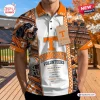 Front view of a Tennessee Volunteers NCAA mascot polo shirt featuring a hound graphic and stadium imagery.