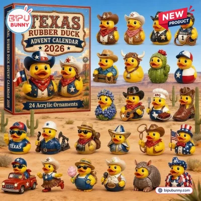 Texas Cowboy Rubber Duck Advent Calendar 2026