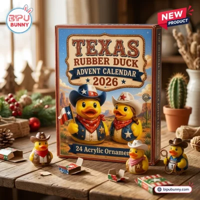 Texas Cowboy Rubber Duck Advent Calendar 2026