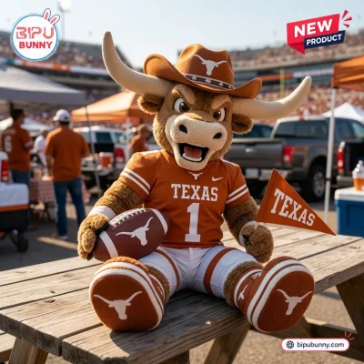 Texas Longhorns Mascot Plush Pillow