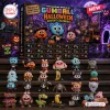 The Amazing World of Gumball Halloween Advent Calendar featuring 24 numbered slots and colorful character figurines.