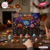 The Amazing World of Gumball Halloween Advent Calendar featuring 24 numbered slots and miniature character figurines.