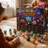 The Amazing World of Gumball Halloween Advent Calendar featuring 24 numbered slots and colorful character figurines on floor.