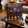 The Amazing World of Gumball Halloween Advent Calendar featuring 24 numbered slots and colorful character figurines.